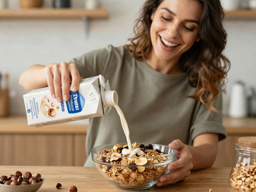 Haselnussmilch laktosefrei