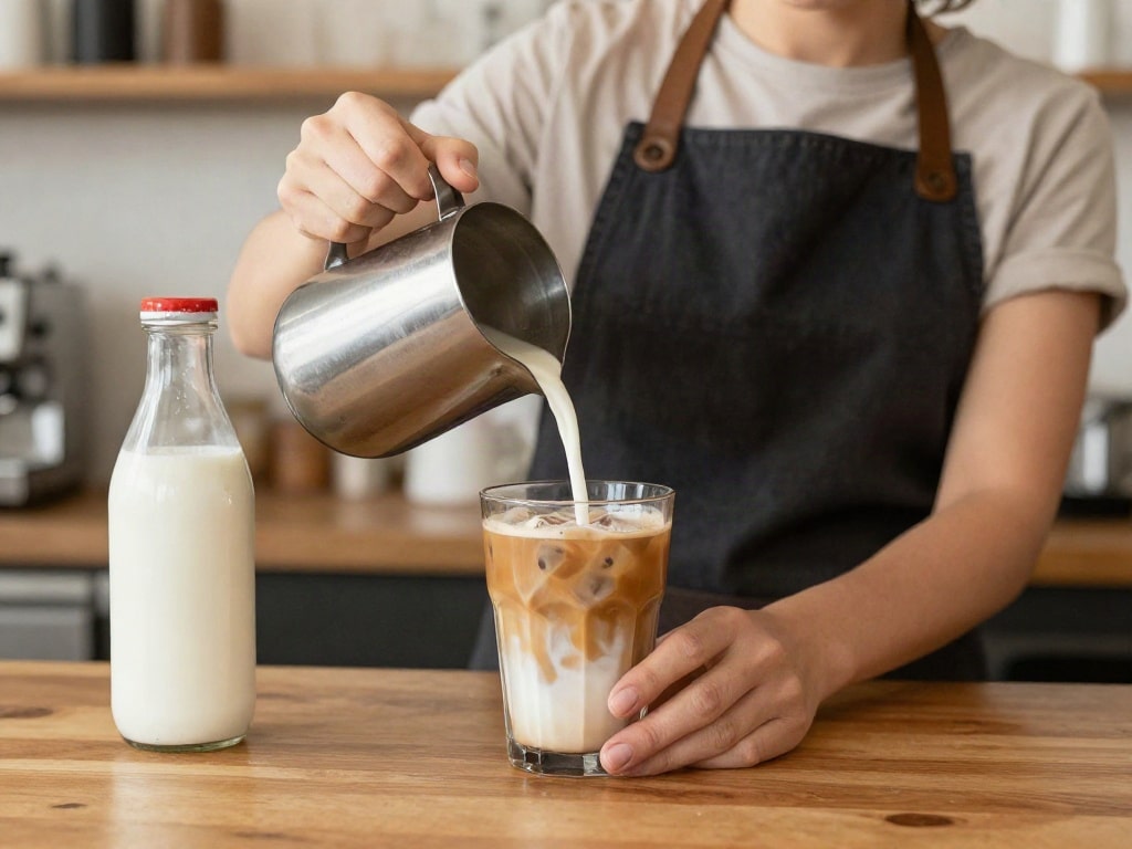 Eiskaffee Laktose