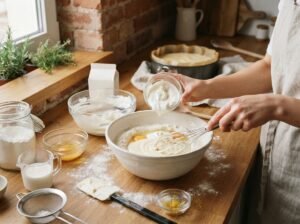 Quark beim Backen ersetzen